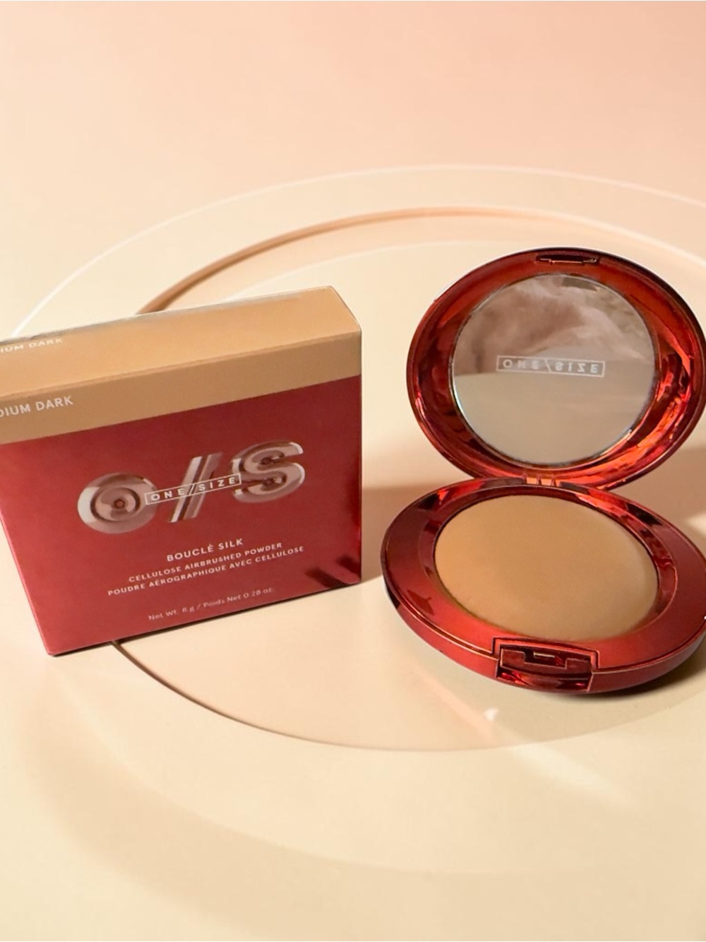 ONE/SIZE Bouclé Silk Cellulose Airbrushed Powder - Medium Dark. BRAND NEW in box